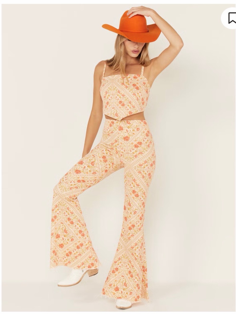Show Me Your MuMu BELMONT PAISLEY PRINT PULL ON TROUSER PANTS - Size M short